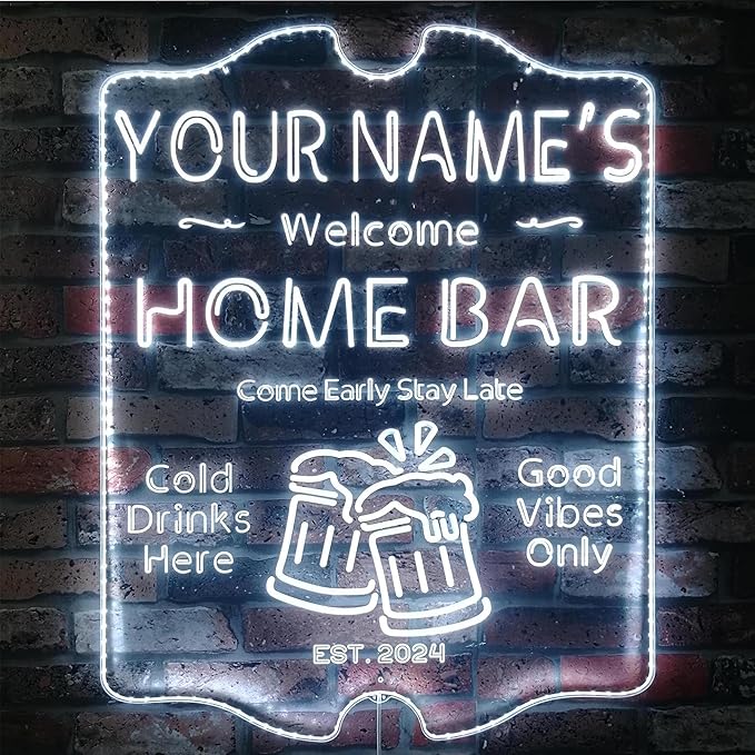 ADVPRO Personalized Your Name Home Bar RGB Dynamic Glam LED Sign - Image 8