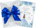 20 PCS 5.12x7.2 Butterfly Quinceanera Invitation, Laser Cut Wedding Invitation by FEIYI