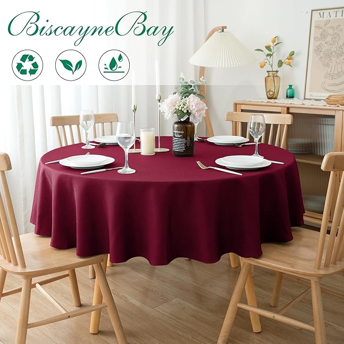 Biscaynebay Round Christmas Tablecloths 60" - Image 2