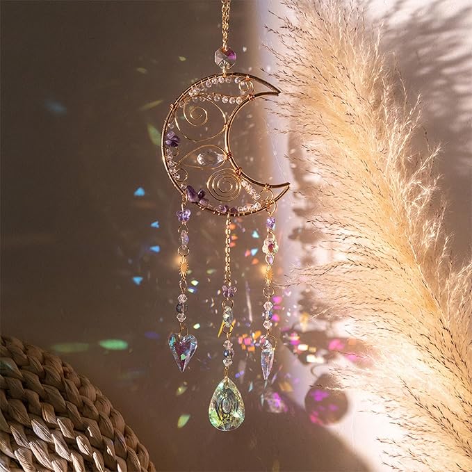 TUOKING Crystal Moon Suncatchers - Image 4
