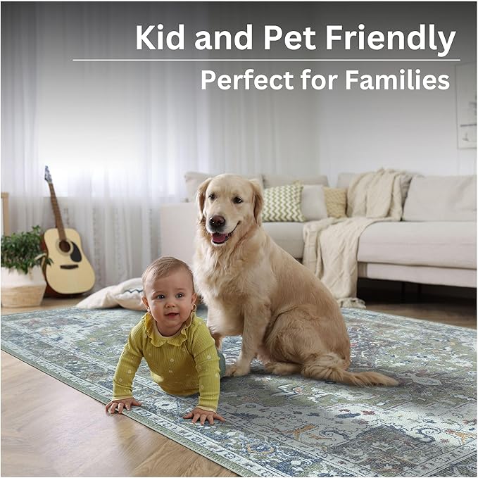 Bloom Rugs Washable Non-Slip 12 ft Runner - Image 9