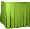 Ultimate Textile Pleat Polyester Fabric Table Skirt by UltimateTextile