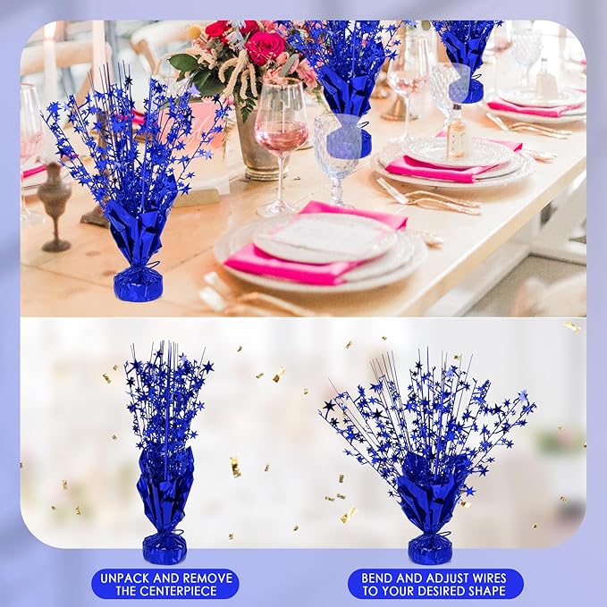 6 Pack Star Table Centerpieces for Party, Birthday Table Decorations for Kids - Image 2