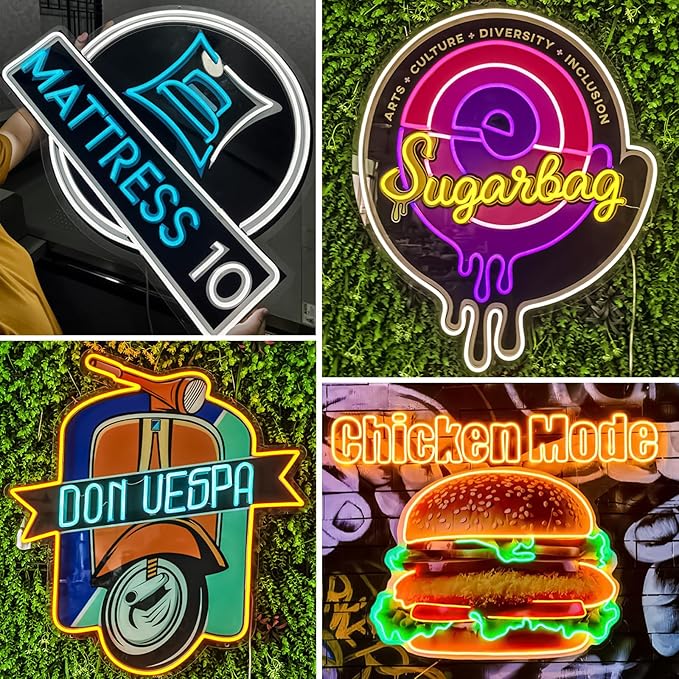 Custom Neon Sign, Personalized UV Printed LED Neon Sign LoGo Customizable - Image 4