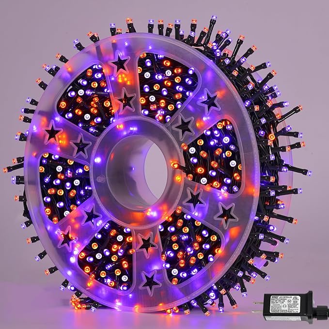 YEGUO 165ft 500 LED Halloween Lights Outdoor Waterproof by YEGUO