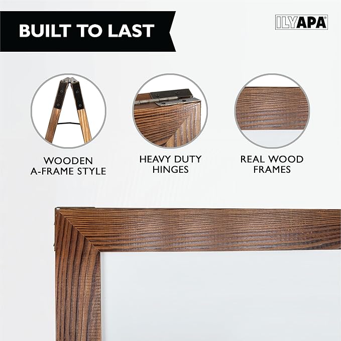 Ilyapa Wooden Dry Erase A Frame Sign - Image 3