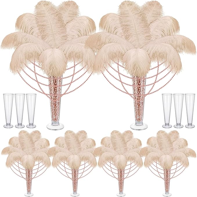 Yuxung 6 Sets Wedding Table Centerpiece Accessories Including 159 Pieces by Yuxung