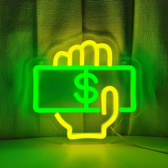 Cashier Neon Sign Love Money Neon Signs - Image 2