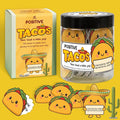 Positive Taco Jar – 60 Funny Emotional Support Taco, Back to School Gift by KATINAT