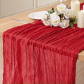 1 Pack Cheesecloth Table Runner 10Ft Christmas Gauze Boho Table Runners by HOME