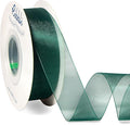 Ribbli Spruce Green Organza Ribbon, 1 Inches x Continuous 50 Yard, Cookie by Ribbli