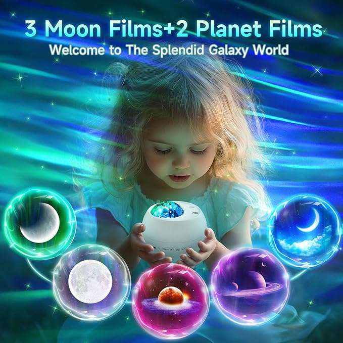 Northern Lights Projector, 180 Lighting Modes Galaxy Projector - Image 7