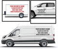 Large Custom Business Name and Website Description Text Decal Sticker by Eggleston+Design+Co