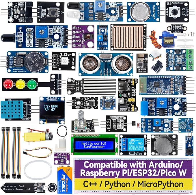 SunFounder Universal Maker Sensor Kit Compatible by SunFounder