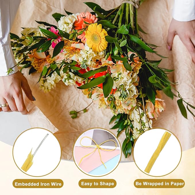 uxcell 164 Feet Floral Wire, 1mm Vine Bind Wire - Image 4