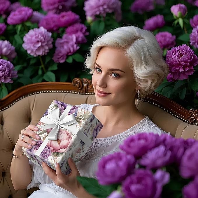 WRAPAHOLIC Floral Wrapping Paper Roll - Image 7
