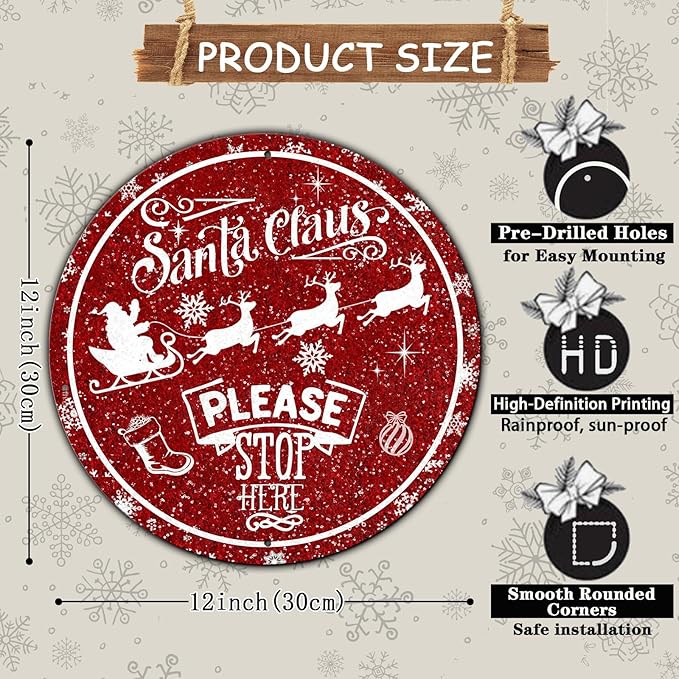 Round Metal Tin Sign - Image 2