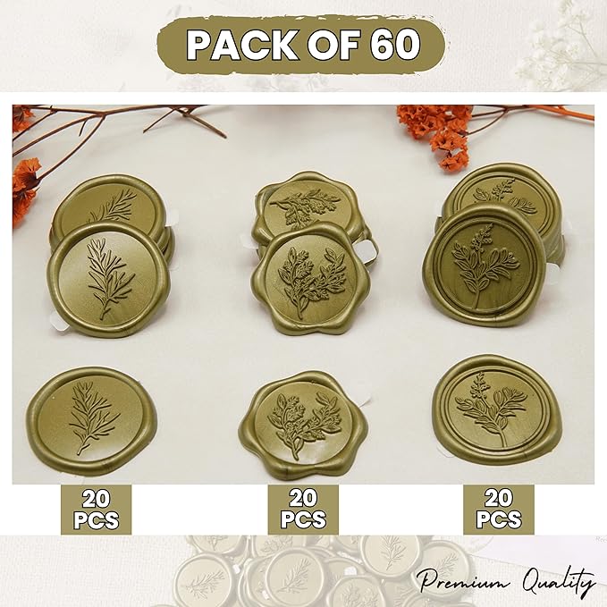 Wax Seal Stickers Premium Envelope Seal Stickers - Image 2