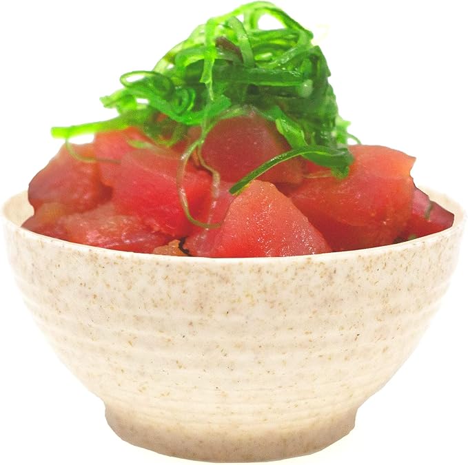 50 Pack Eco-Wheat 3 oz. Asian-Style Mini Wheat Plastic Bowl by CMJJGourmetInc