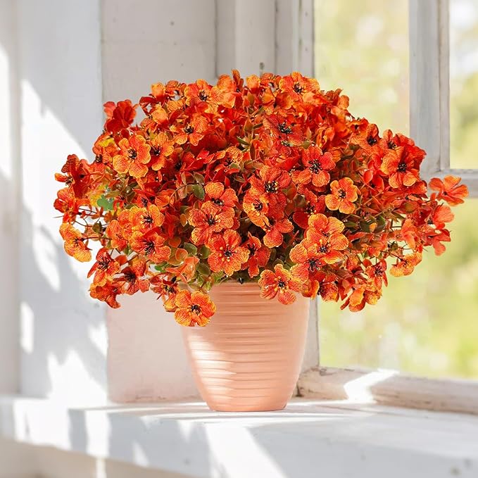Artificial Fall Flowers Faux Mums - Image 5