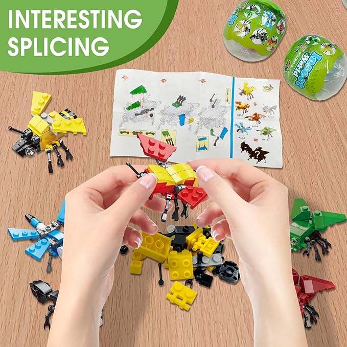 Mini Building Block Sets, 6 in 1 STEM Toys Eggs Building Sets, Party Favors - Image 5