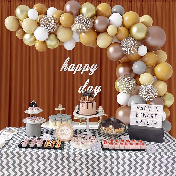 10 x 7 Feet Bronze Backdrop Curtain - Image 5