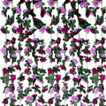 8Pcs 63Ft Purple Rose Garland, Fake Rose Hanging Flowers, Artificial Flower Vine by Tisspoms