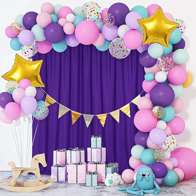 DWCN 10x7 FT Backdrop Curtains for Parties, Photography Backdrop Drapes - Image 6