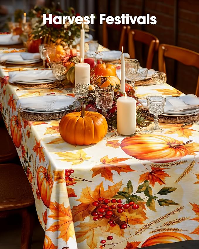 Pureegg Plastic Table Cloth Disposable 10 Pack, 54 x 108 Inch Table Cloths - Image 8