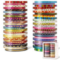 emmoolife 50 Rolls Skinny Washi Tape Set 3mm Wide, Junk Journal Supplies by emmoolife
