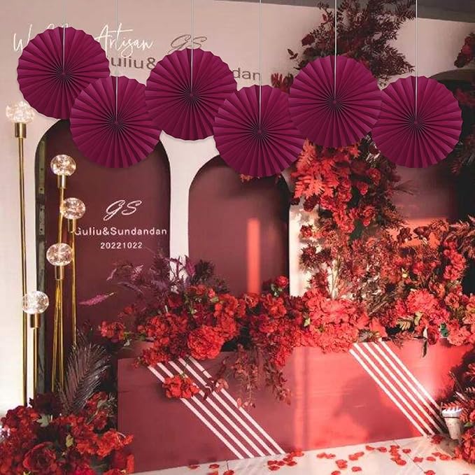 BARTHEW Red Party Decorations, Paper Decorations - Image 4