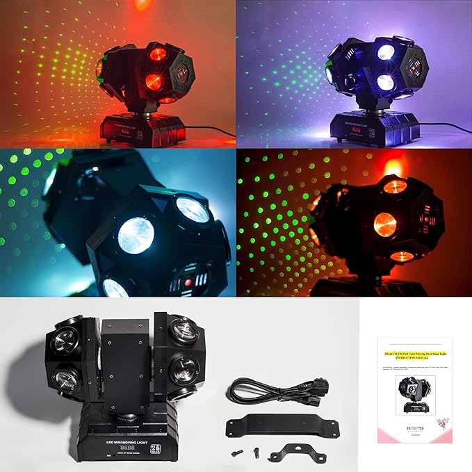 Moving Head DJ Light with Rotating Beam - Image 4