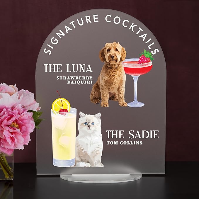 Pet Signature Drink Wedding Signs - Image 2