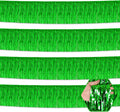 4 Pack 10 Feet Green Foil Fringe Garland Metallic Tinsel Streamers Banner Wall by Ferwzsr