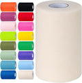 Ivory Tulle Fabric Rolls 6 Inch by 100 Yards Tulle Roll Spool Fabric by Unknown