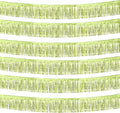 6 Pack 10 Feet Foil Fringe Garland Metallic Tinsel Streamers Banner Wall by Clayghsen