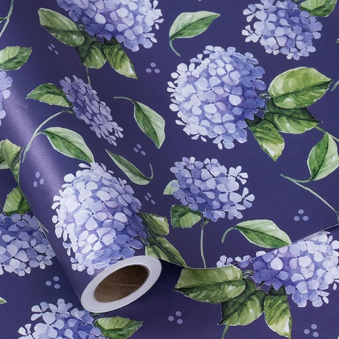RUSPEPA Floral Wrapping Paper Roll by RUSPEPA