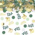 Sage Green 70th Happy Birthday Confetti, 70th Birthday Table Decorations by GYESXYW
