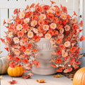 2 PCS Artificial Faux Fall Hanging Flowers Plants by HyeFloraartificialflowers