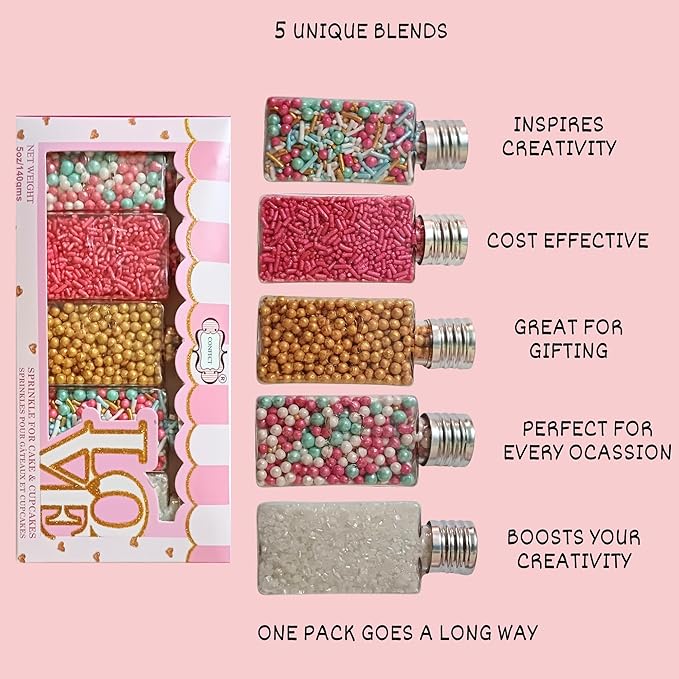 Confect Sprinkles – Princess Party Edible Sprinkles | Mix - Image 9