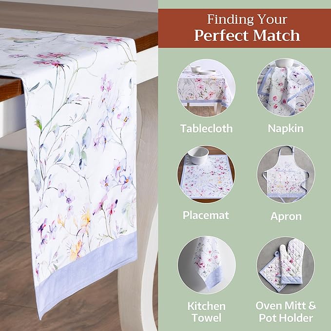 Maison d' Hermine Table Runner 100% Cotton Double Layer Table Runners 72 inches - Image 5