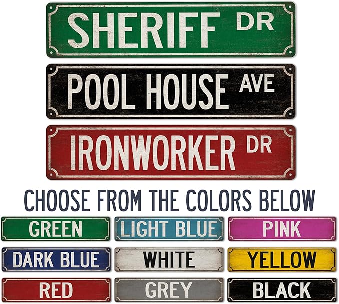 Custom Metal Sign Vintage Looking Personalized Signs - Image 2