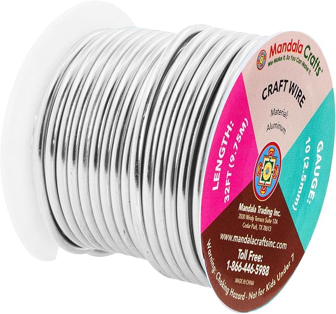 Mandala Crafts 10 Gauge Anodized Aluminum Craft Wire - Image 2