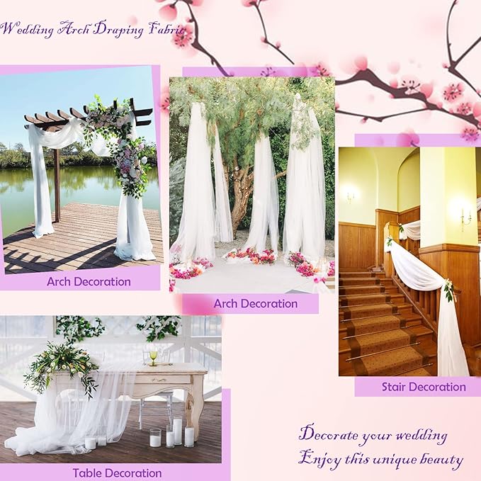 Wedding Arch Draping Fabric - Image 3