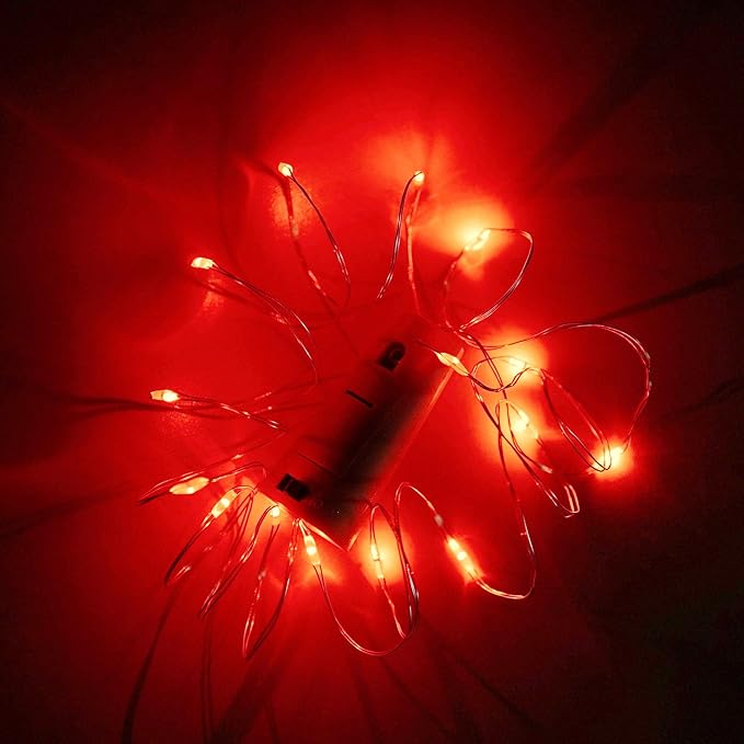Wine Bottle Lights with Cork, Battery Operated 20 LED Cork Shape Silver Wire - Image 7