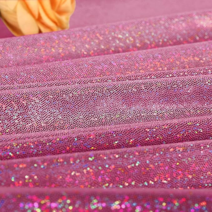 Fitable Fuchsia Sequin Tablecloth - Image 2