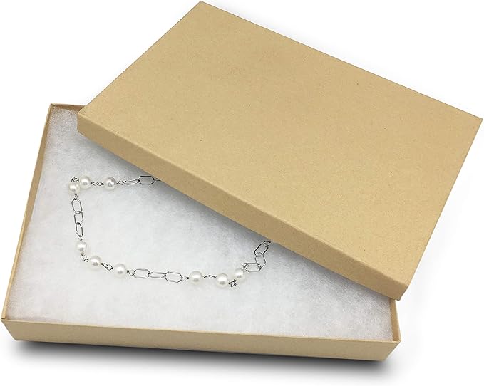 TheDisplayGuys - 25-Pack #53 Kraft Paper Cardboard Gift Boxes/Jewelry Cases w. by TheDisplayGuys