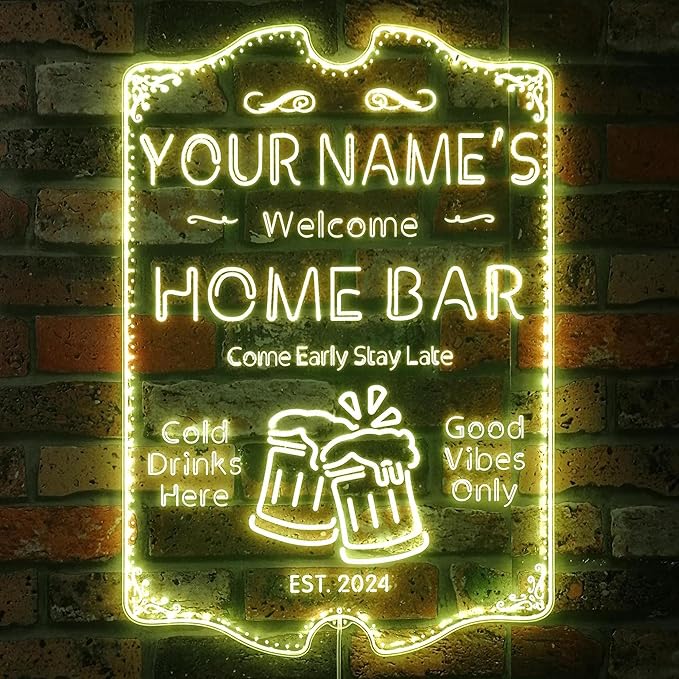 ADVPRO Personalized Your Name Home Bar RGB Dynamic Glam LED Sign - Image 7