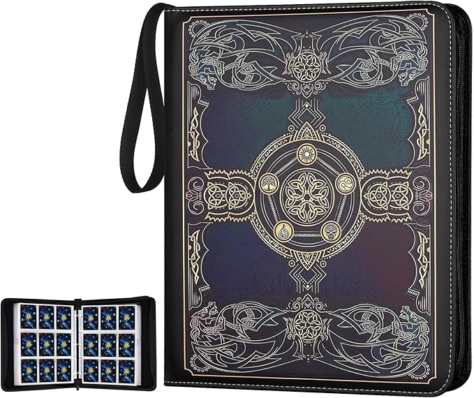 Card Binder for MTG Cards, Premium 9 Pocket Card Binder for Trading Cards by GERMUN