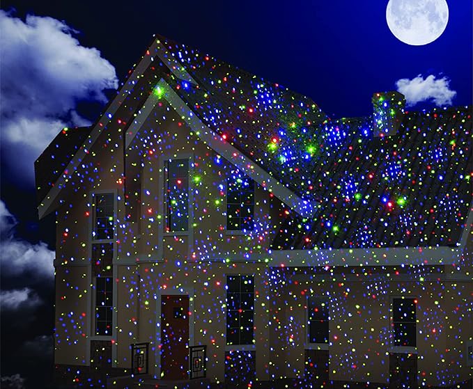 LEDMall Christmas Laser Projector Lights Outdoor, Motion Firefly Red - Image 4